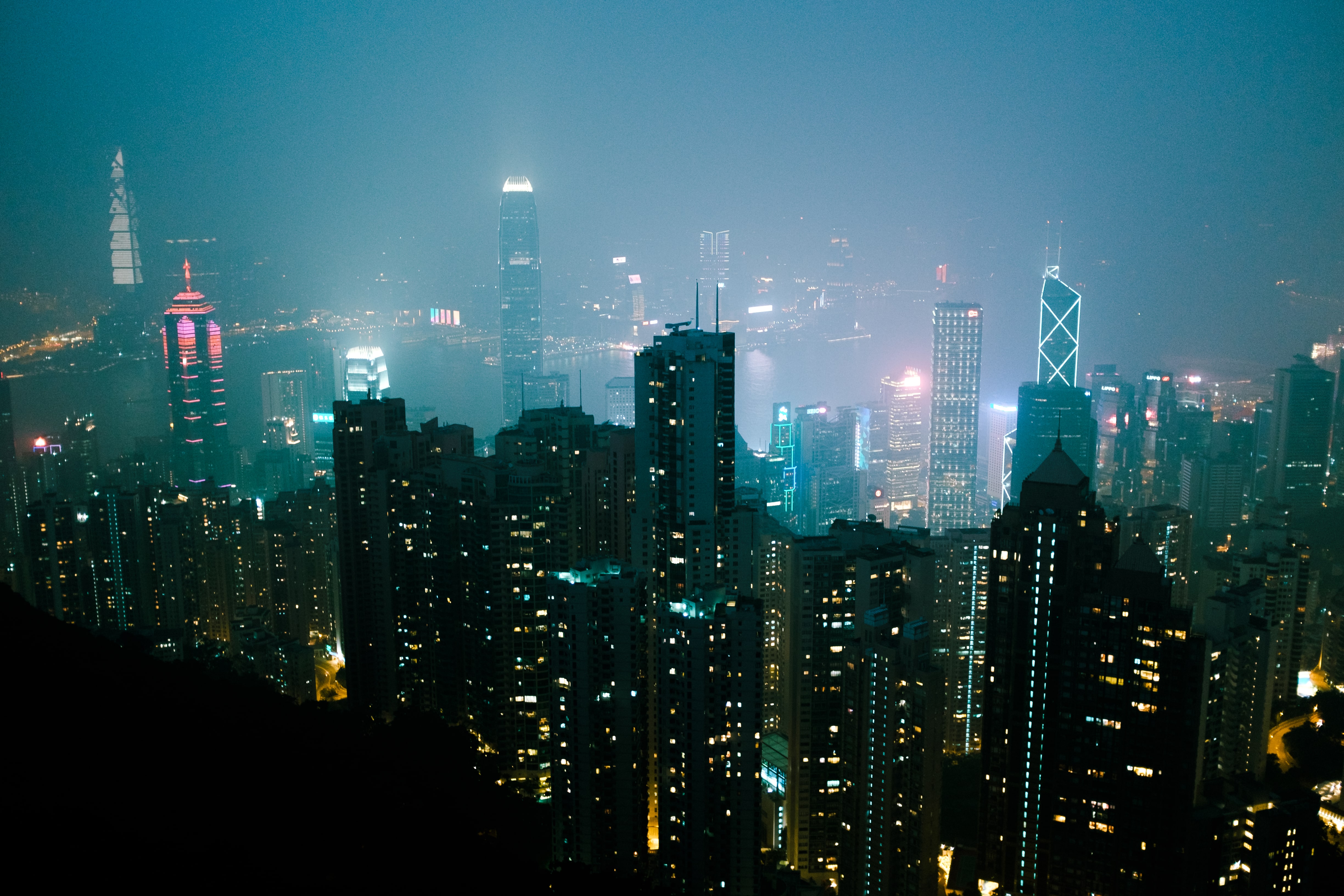 Hong Kong Victoria Peak view